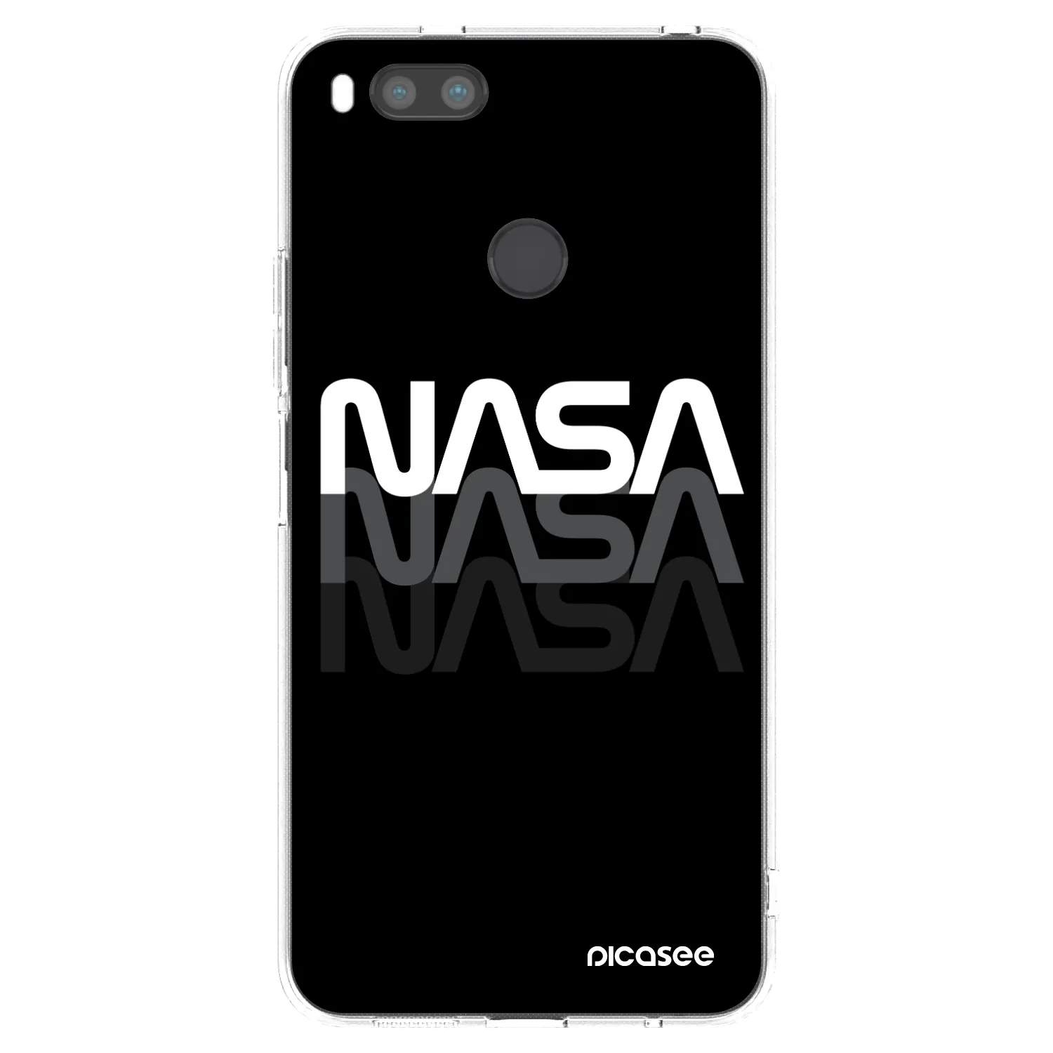 Picasee διαφανής θήκη σιλικόνης Xiaomi Mi A1 Global - NASA Triple