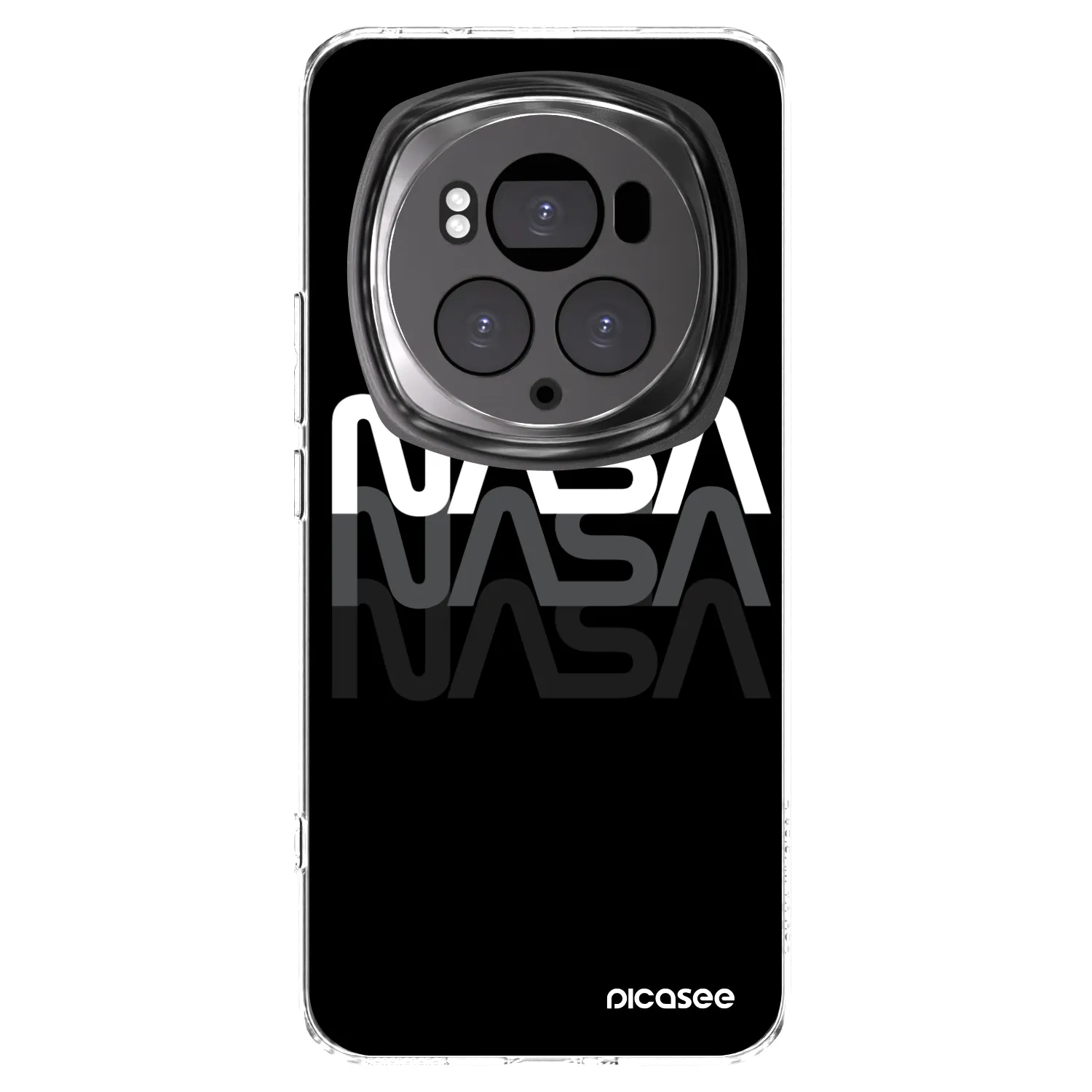 Picasee διαφανής θήκη σιλικόνης Honor Magic6 Pro - NASA Triple