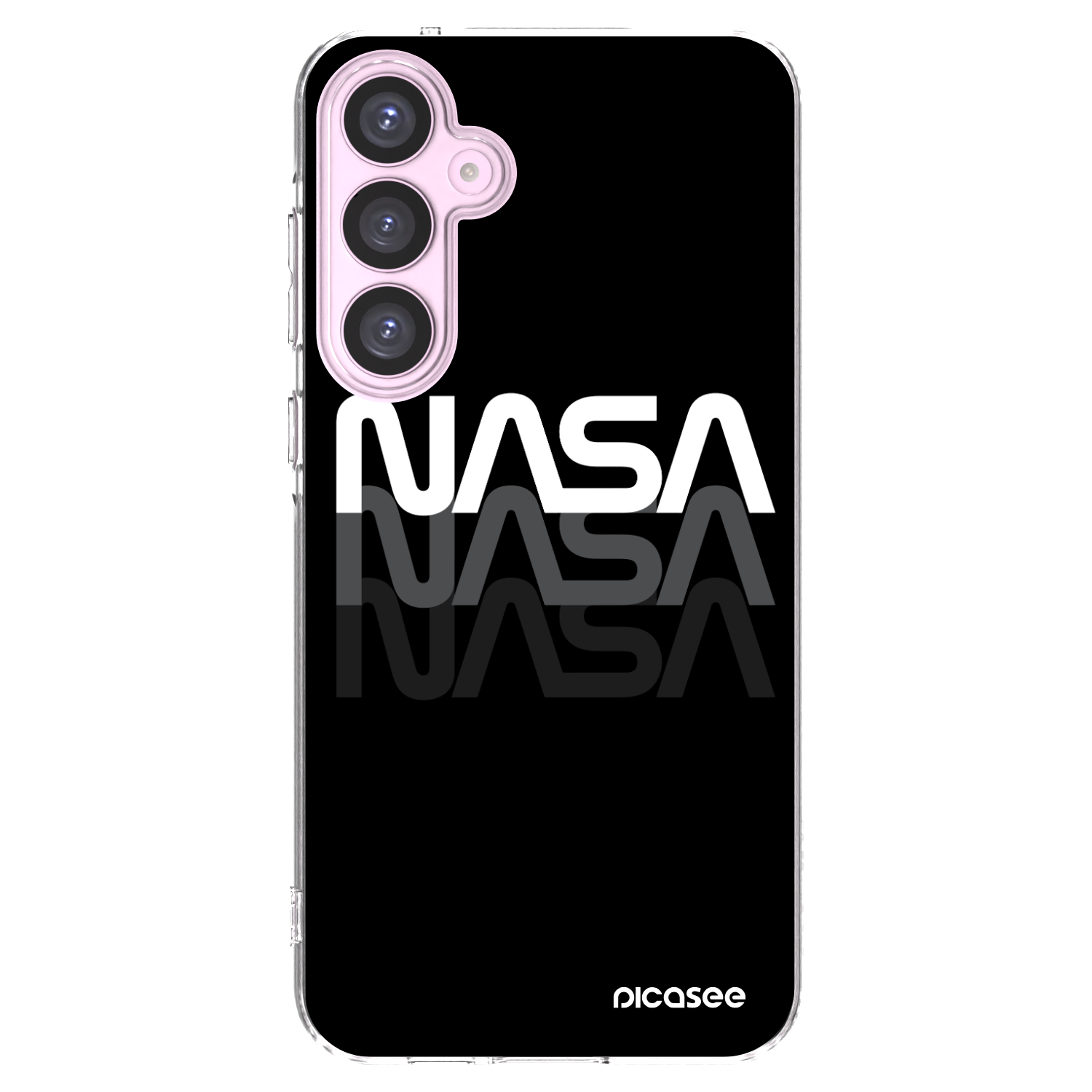 Picasee διαφανής θήκη σιλικόνης Samsung Galaxy A55 5G A556B - NASA Triple
