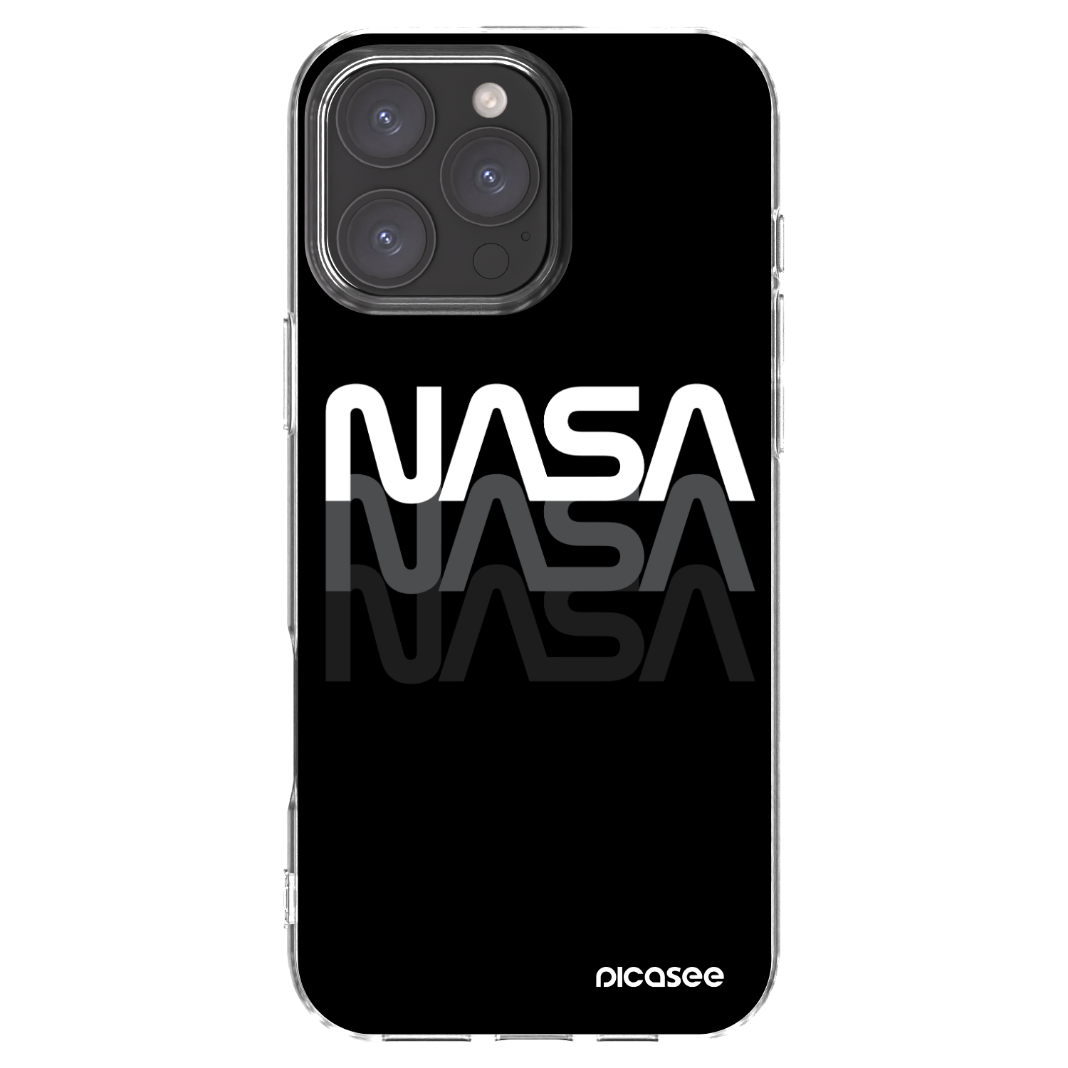 Picasee διαφανής θήκη σιλικόνης Apple iPhone 16 Pro Max - NASA Triple