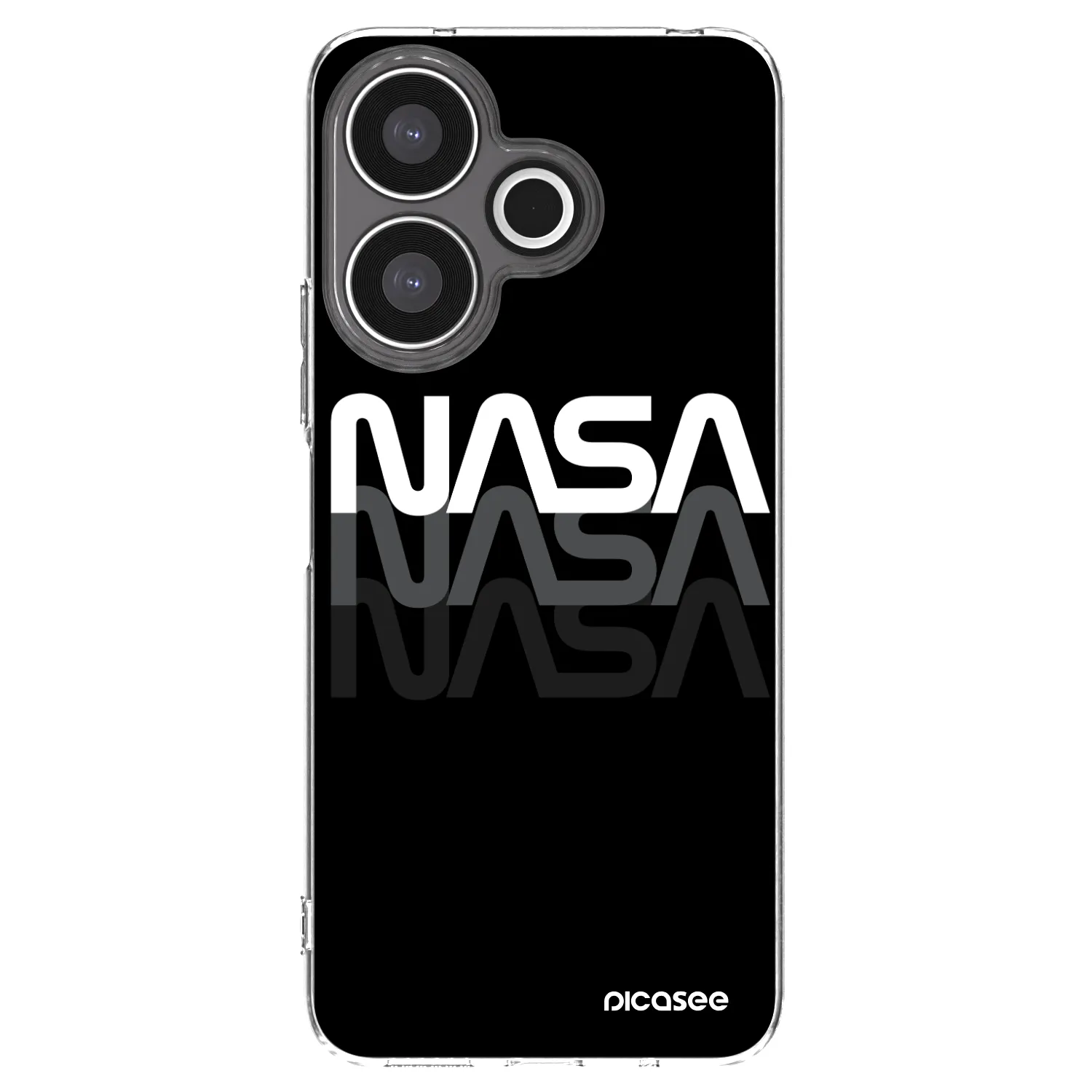 Picasee διαφανής θήκη σιλικόνης Xiaomi Redmi 13 4G - NASA Triple