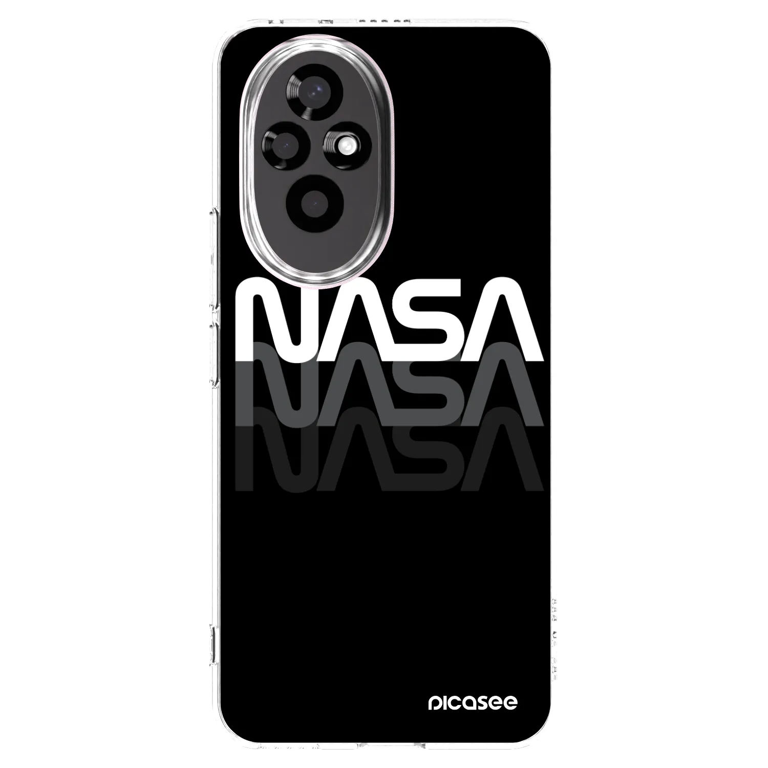 Picasee διαφανής θήκη σιλικόνης Honor 200 Pro 5G - NASA Triple