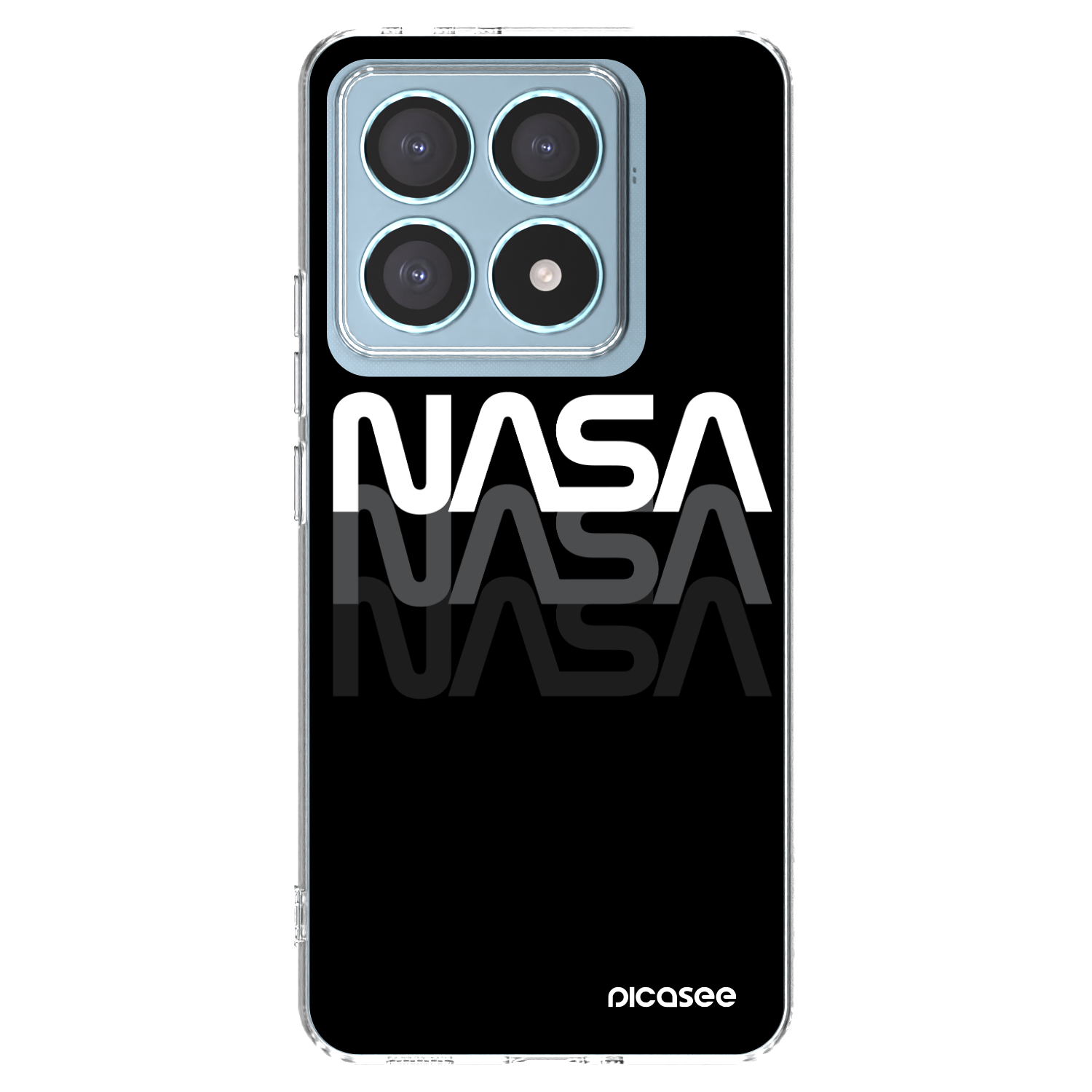 Picasee διαφανής θήκη σιλικόνης Xiaomi 14T Pro - NASA Triple