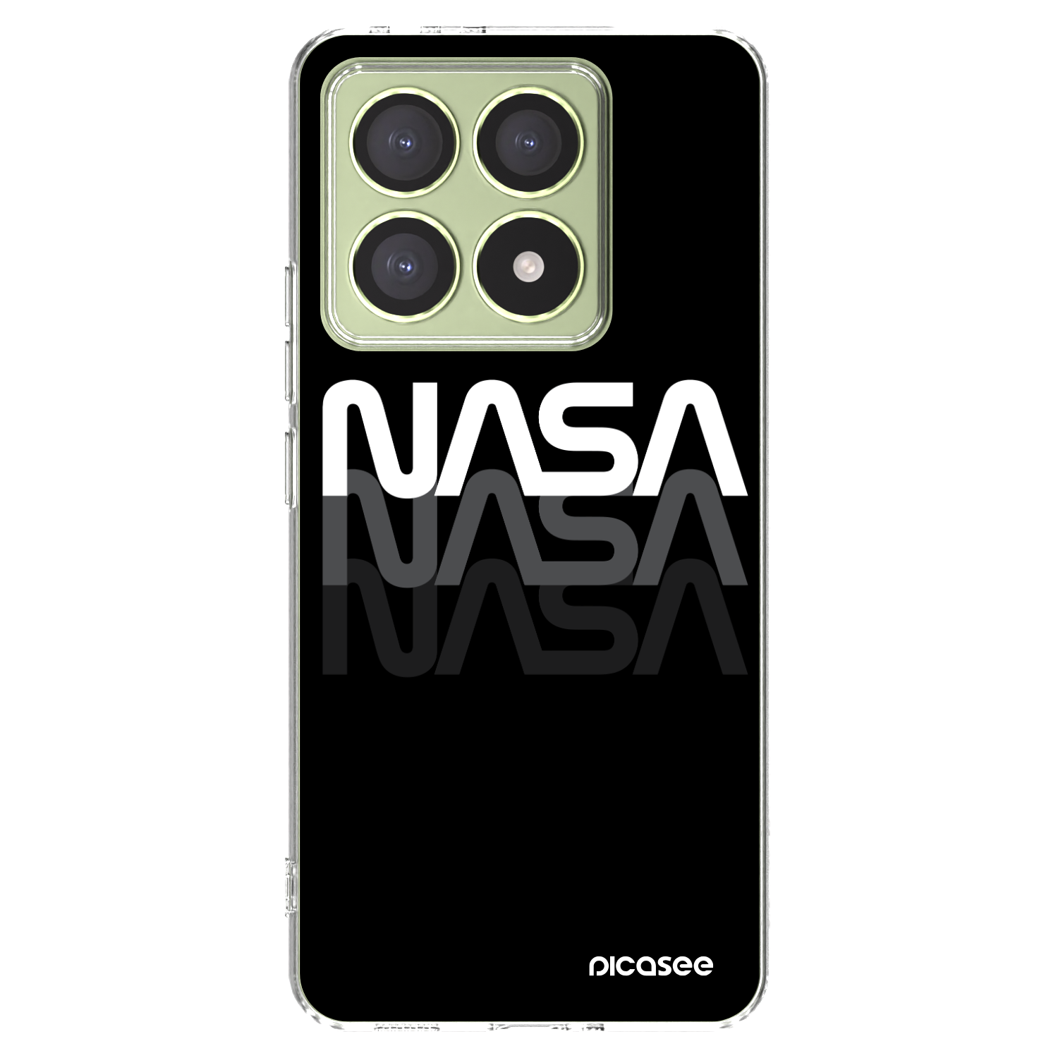 Picasee διαφανής θήκη σιλικόνης Xiaomi 14T - NASA Triple