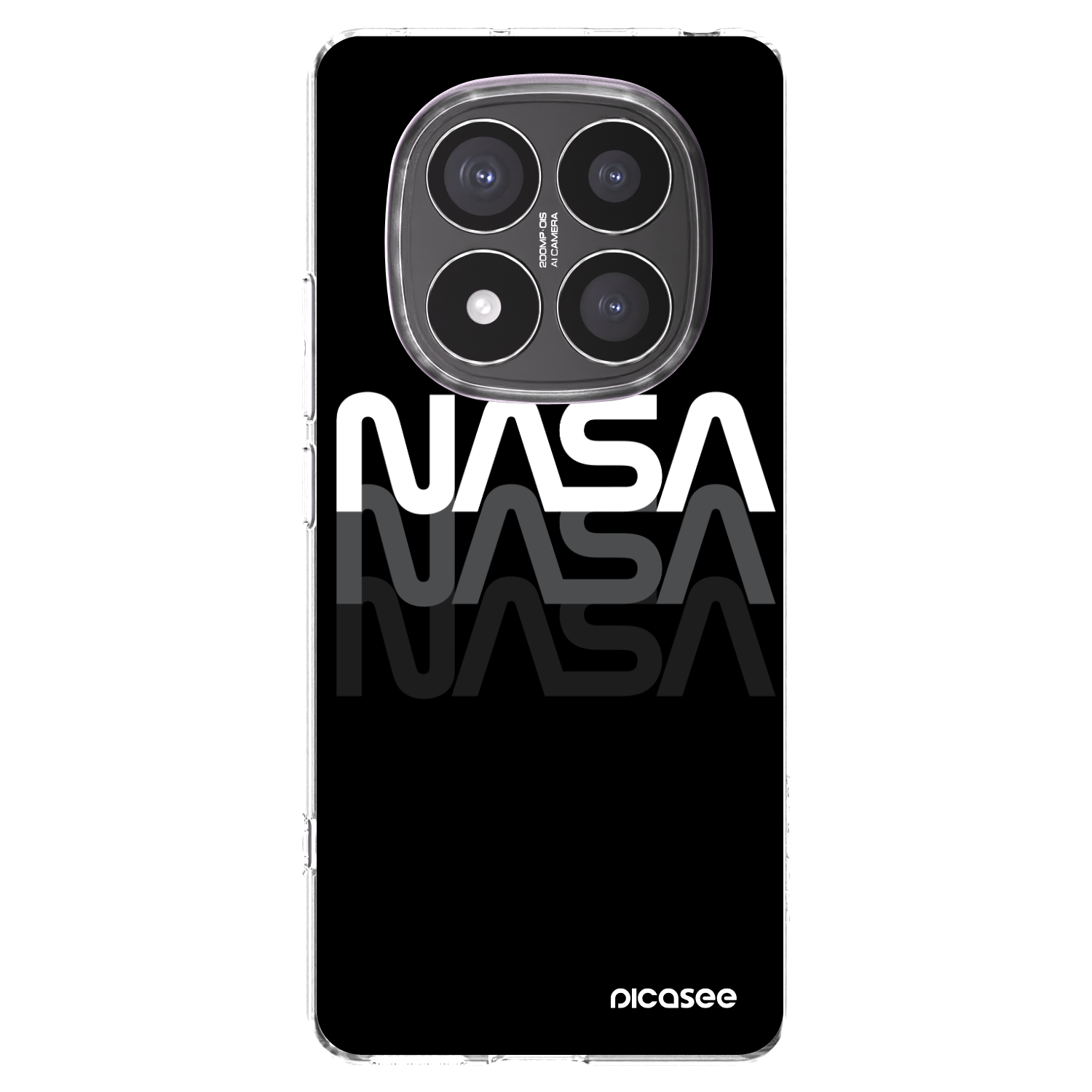 Picasee διαφανής θήκη σιλικόνης Xiaomi Redmi Note 14 Pro+ 5G - NASA Triple