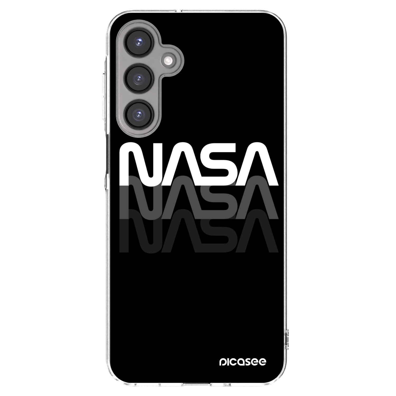 Picasee διαφανής θήκη σιλικόνης Samsung Galaxy A16 5G - NASA Triple