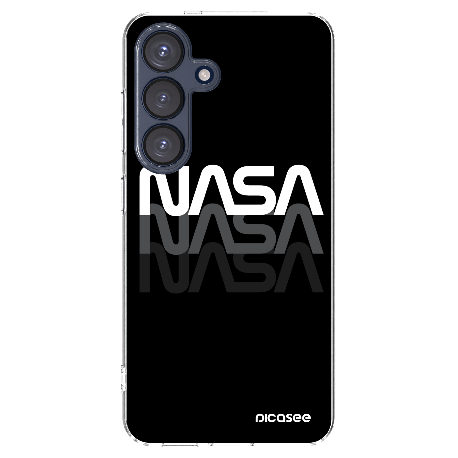 Picasee διαφανής θήκη σιλικόνης Samsung Galaxy S25 5G - NASA Triple