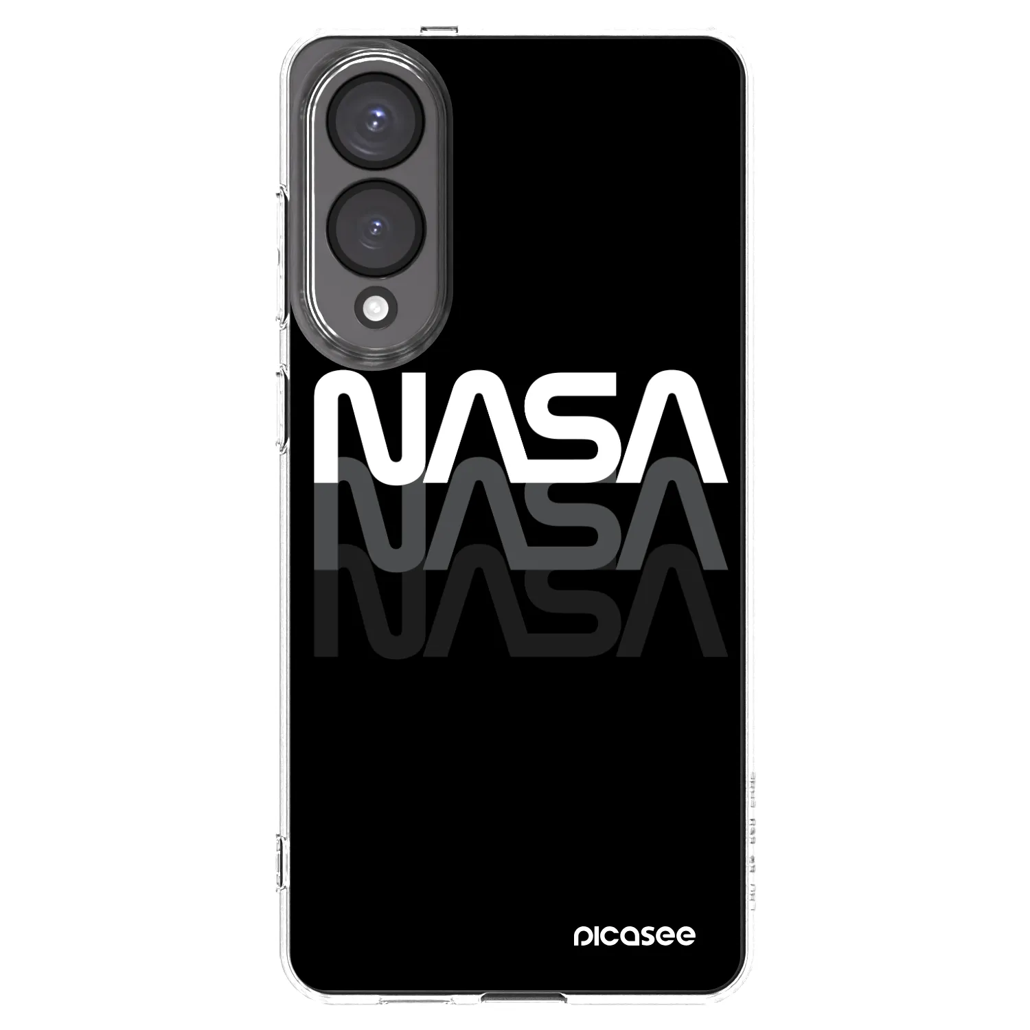 Picasee διαφανής θήκη σιλικόνης Samsung Galaxy S25 Edge 5G - NASA Triple