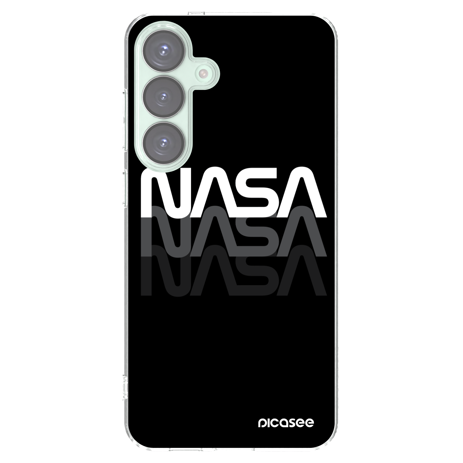 Picasee διαφανής θήκη σιλικόνης Samsung Galaxy S25+ 5G - NASA Triple