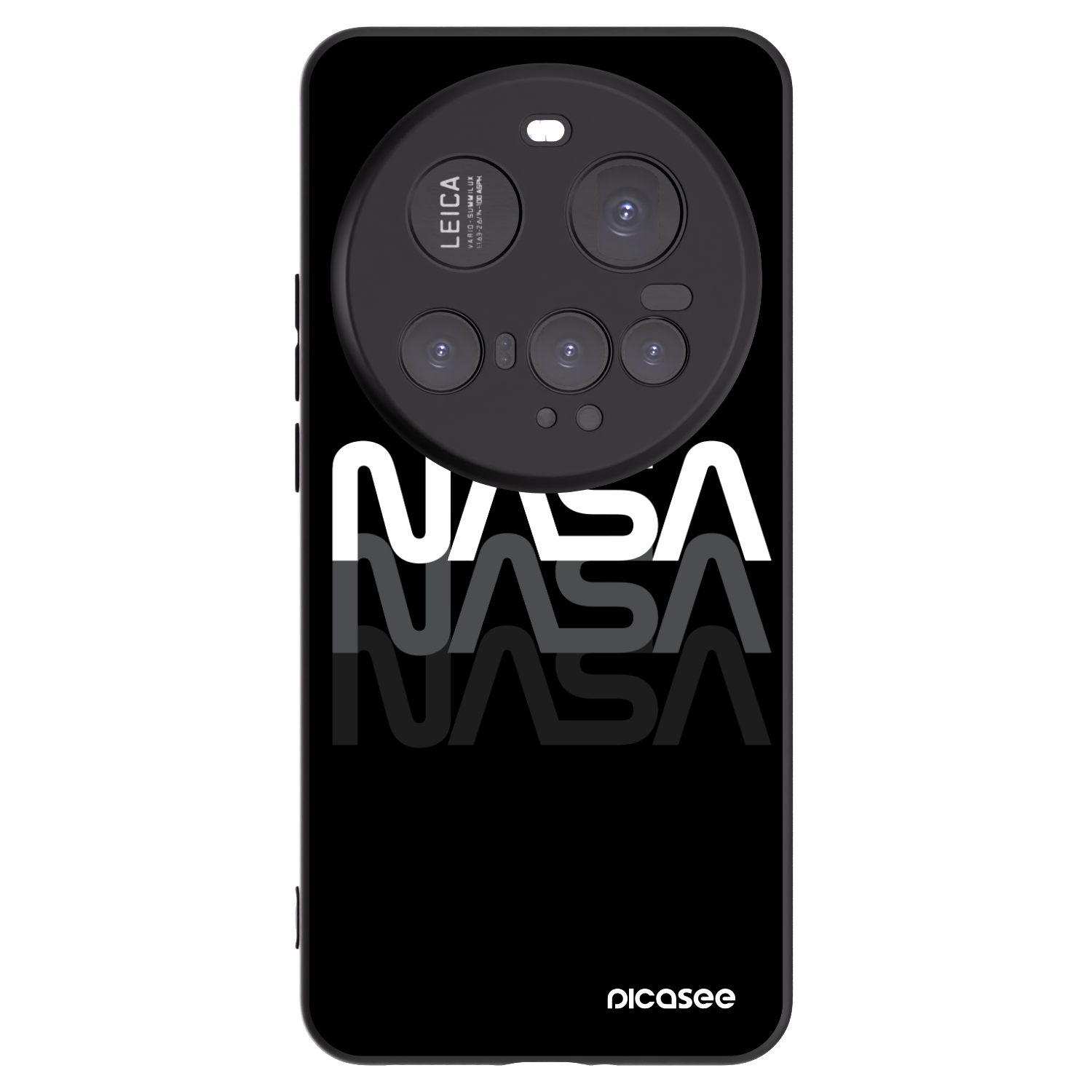 Picasee Μαύρη θήκη σιλικόνης για Xiaomi 15 Ultra - NASA Triple