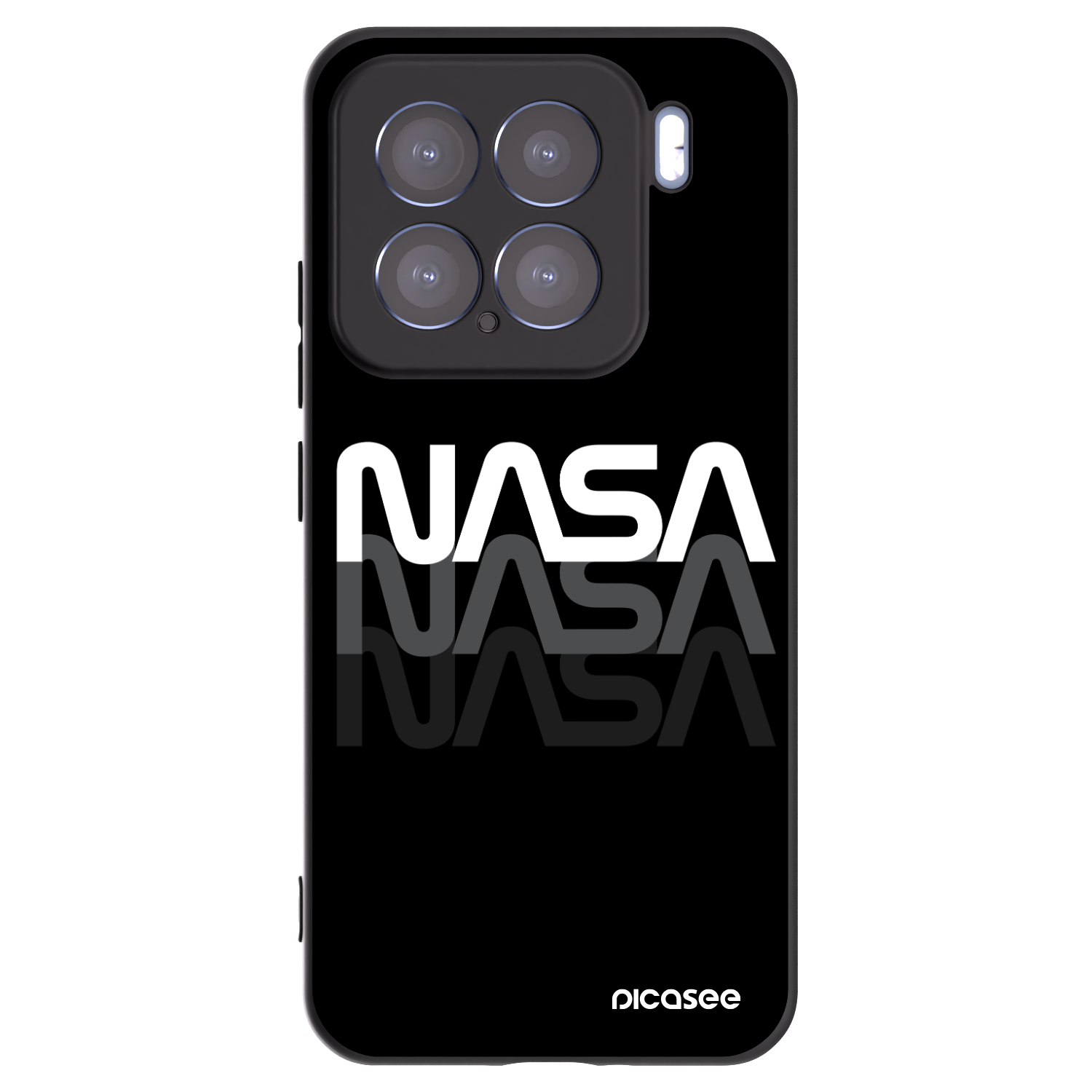 Picasee Μαύρη θήκη σιλικόνης για Xiaomi 15 - NASA Triple