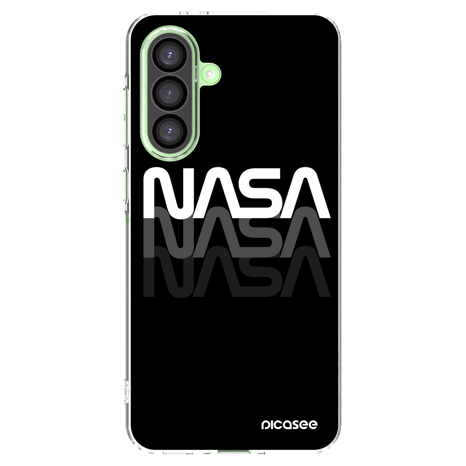 Picasee διαφανής θήκη σιλικόνης Samsung Galaxy A26 5G A266B - NASA Triple