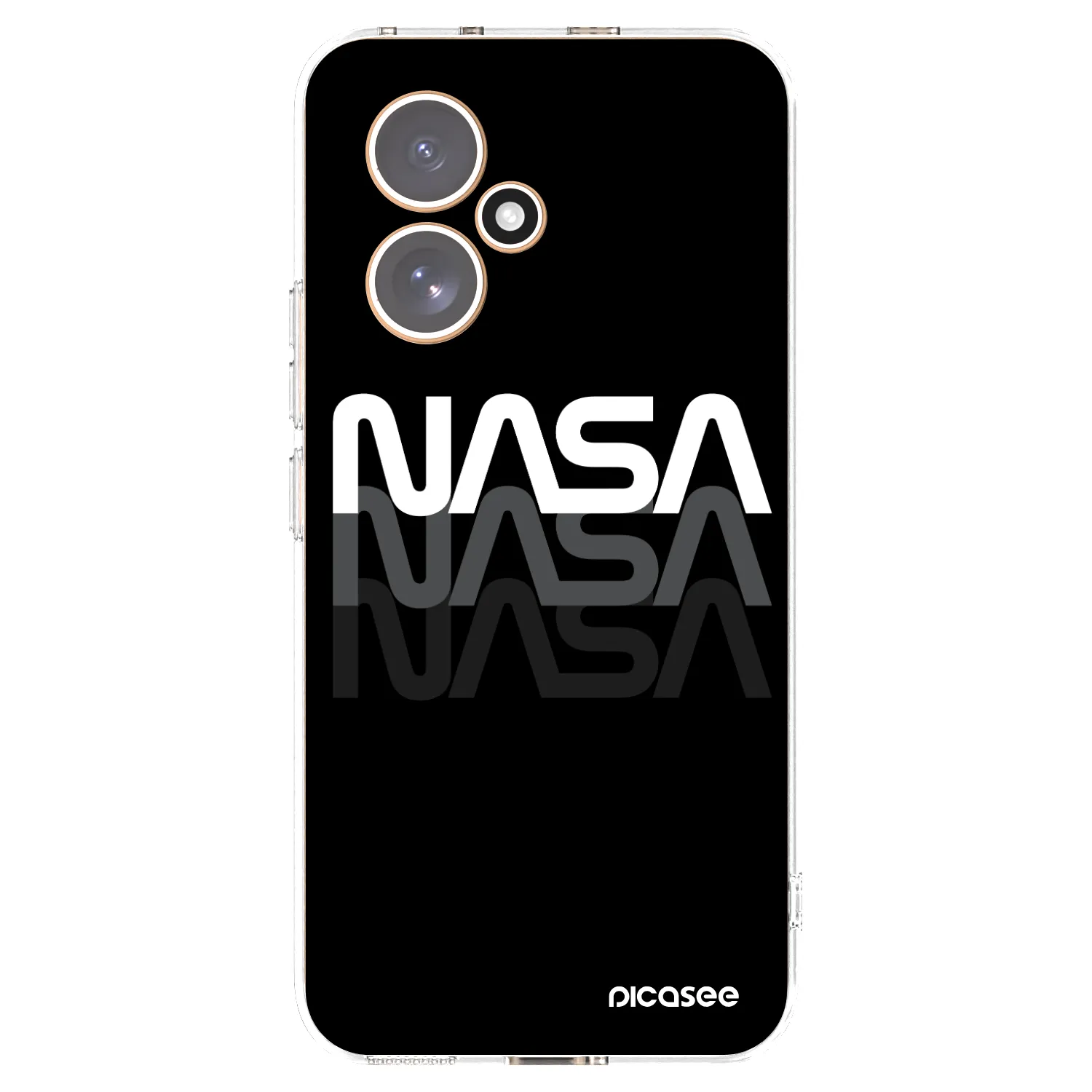 Picasee διαφανής θήκη σιλικόνης Honor 400 5G - NASA Triple