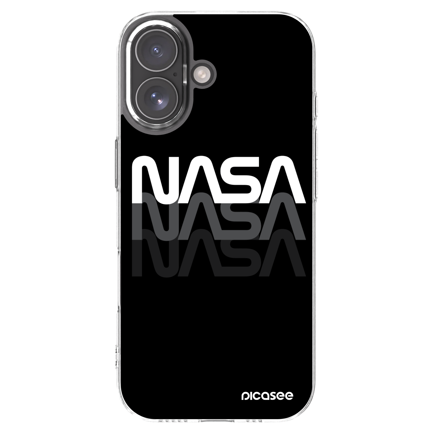 Picasee διαφανής θήκη σιλικόνης Apple iPhone 17 - NASA Triple