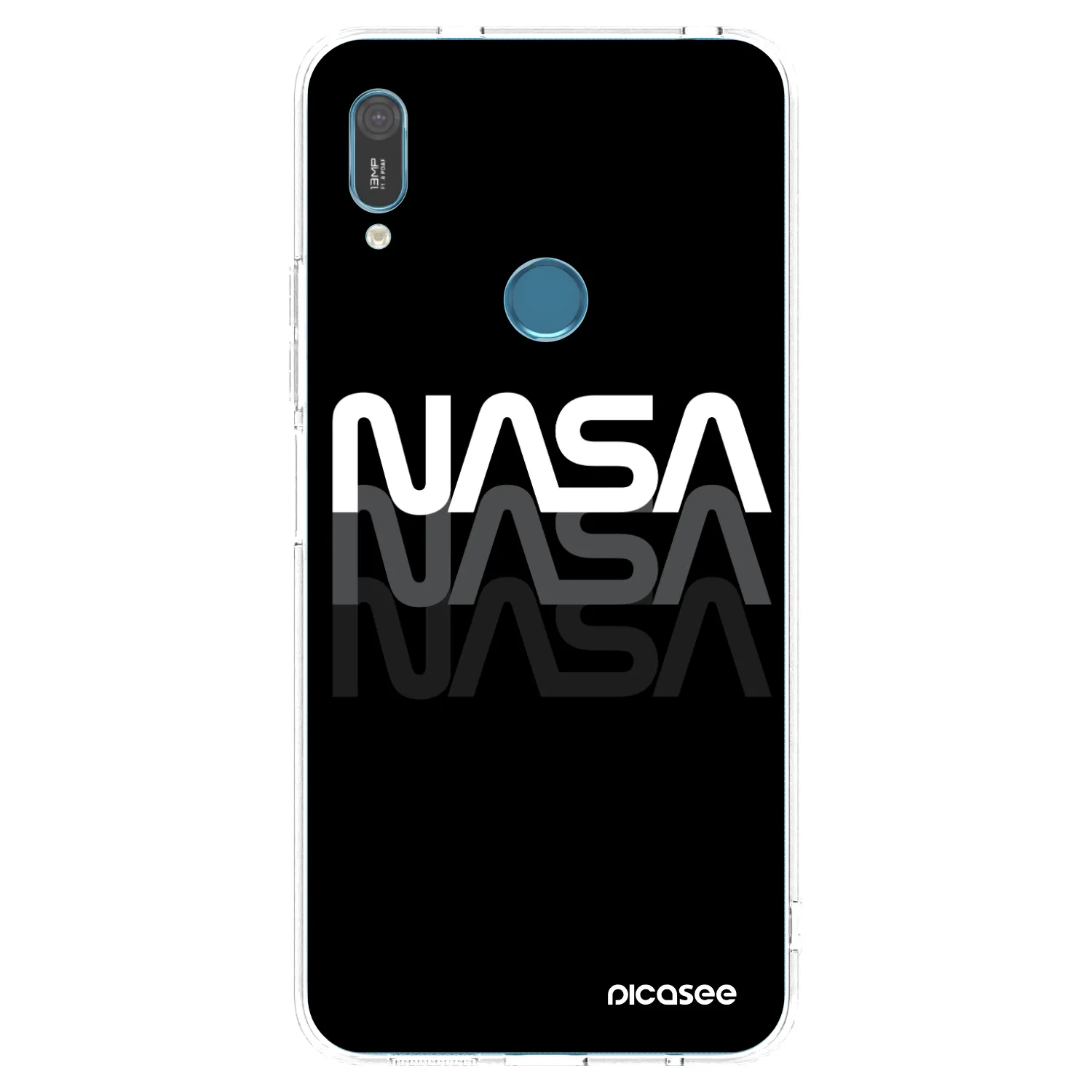 Picasee διαφανής θήκη σιλικόνης Huawei Y6 2019 - NASA Triple