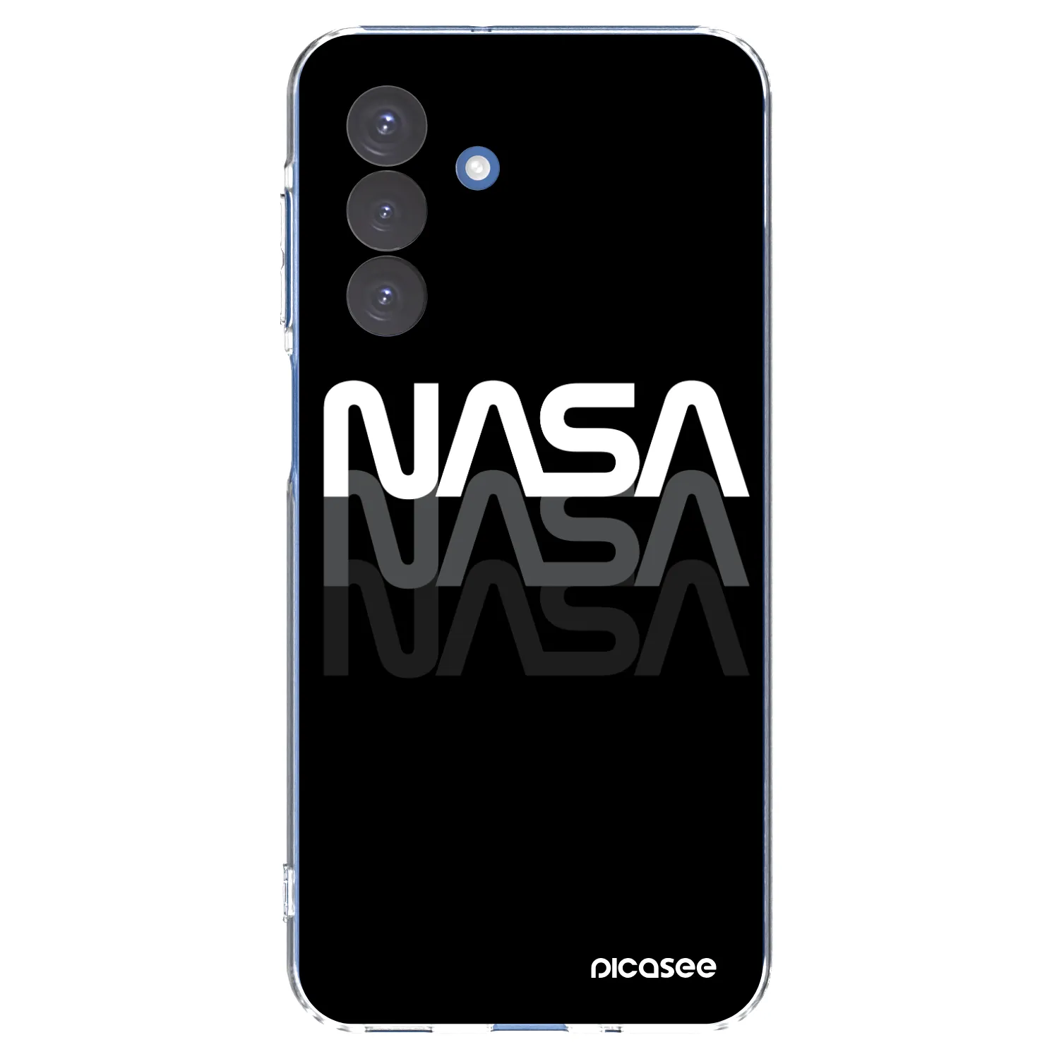 Picasee διαφανής θήκη σιλικόνης Samsung Galaxy A17 5G - NASA Triple