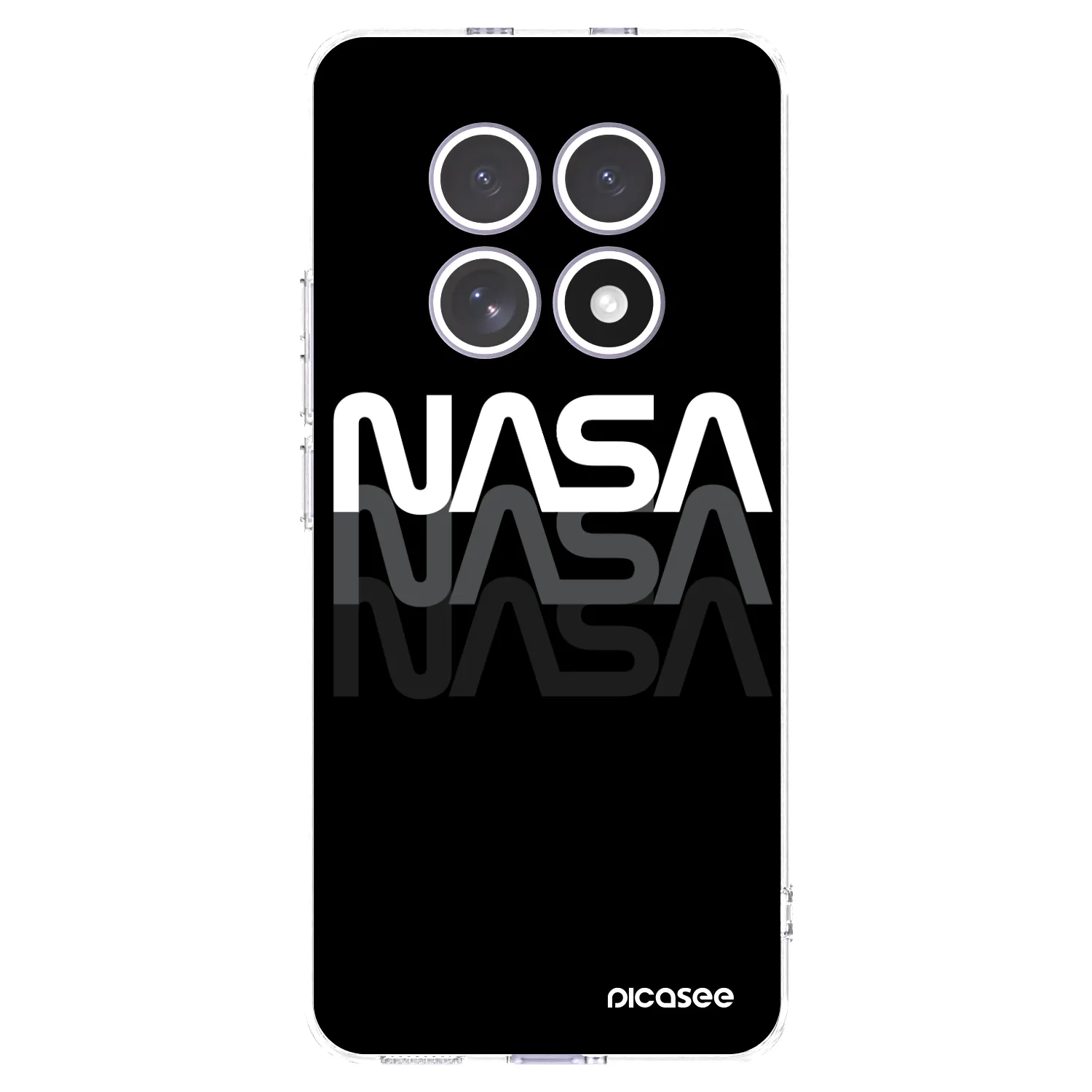 Picasee διαφανής θήκη σιλικόνης Xiaomi Redmi Note 15 - NASA Triple