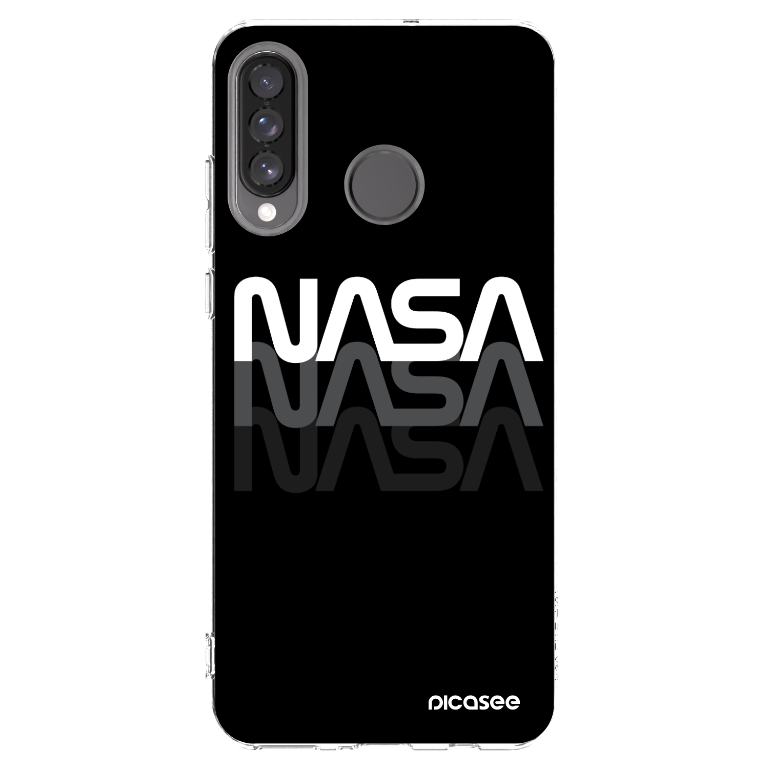 Picasee διαφανής θήκη σιλικόνης Huawei P30 Lite - NASA Triple