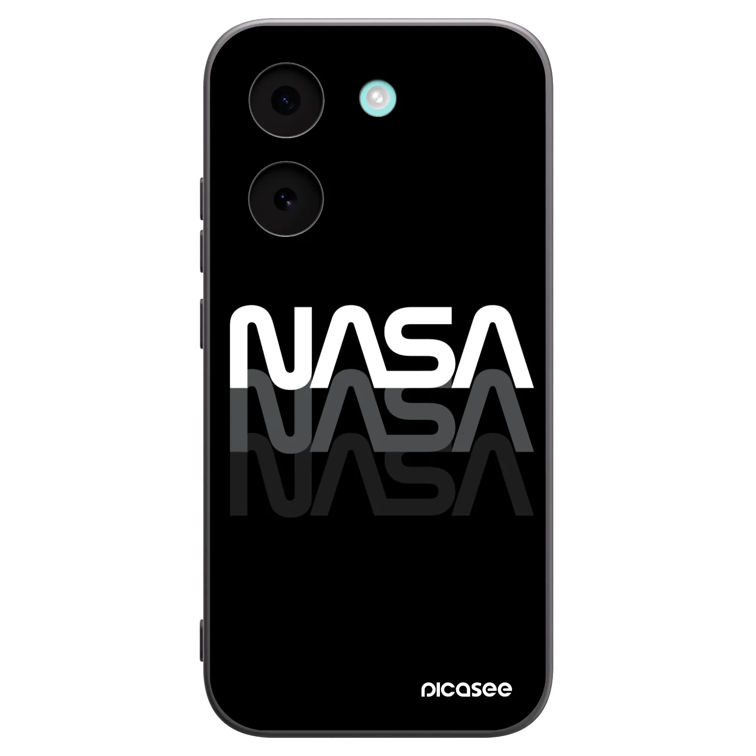 Picasee Μαύρη θήκη σιλικόνης για Xiaomi Poco X8 Pro - NASA Triple