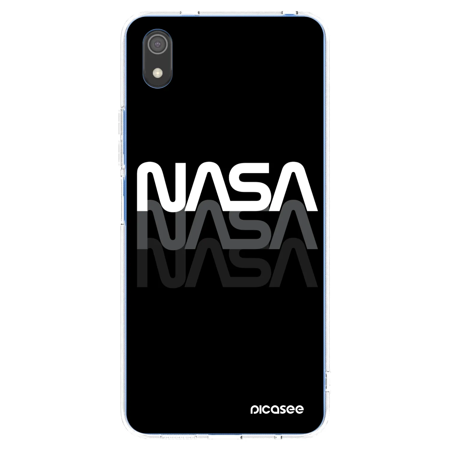 Picasee διαφανής θήκη σιλικόνης Xiaomi Redmi 7A - NASA Triple