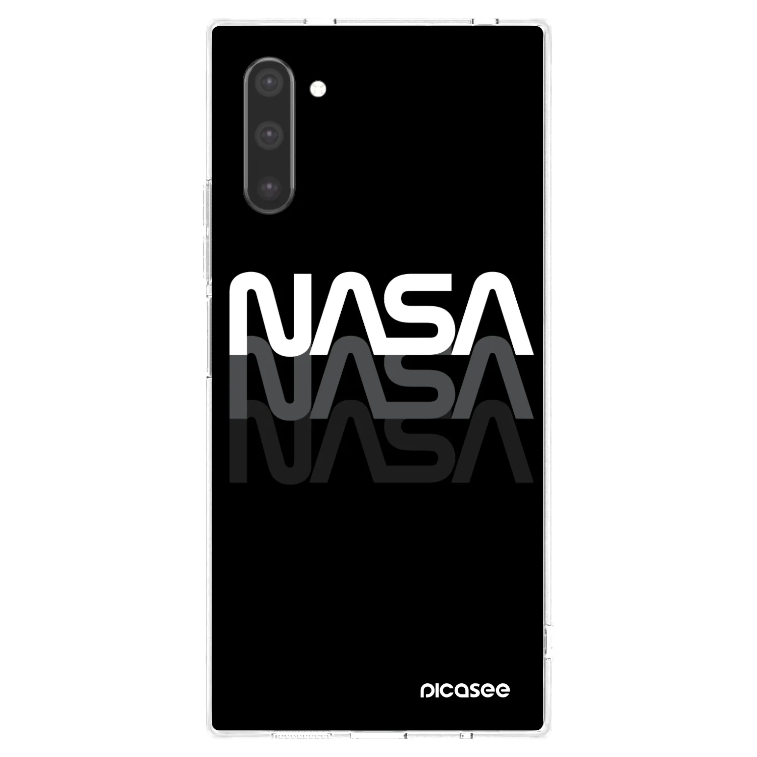 Picasee διαφανής θήκη σιλικόνης Samsung Galaxy Note 10 N970F - NASA Triple