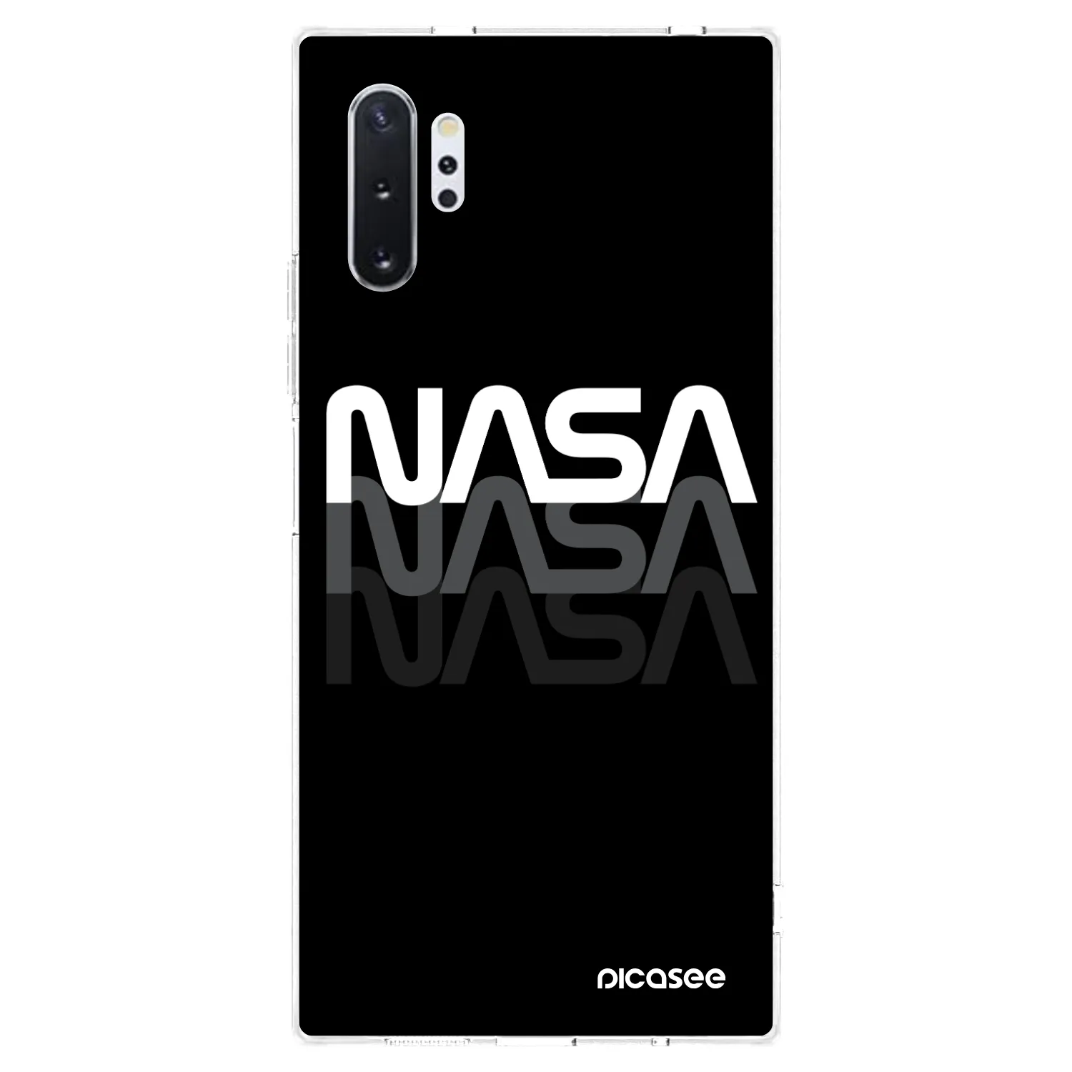 Picasee διαφανής θήκη σιλικόνης Samsung Galaxy Note 10+ N975F - NASA Triple