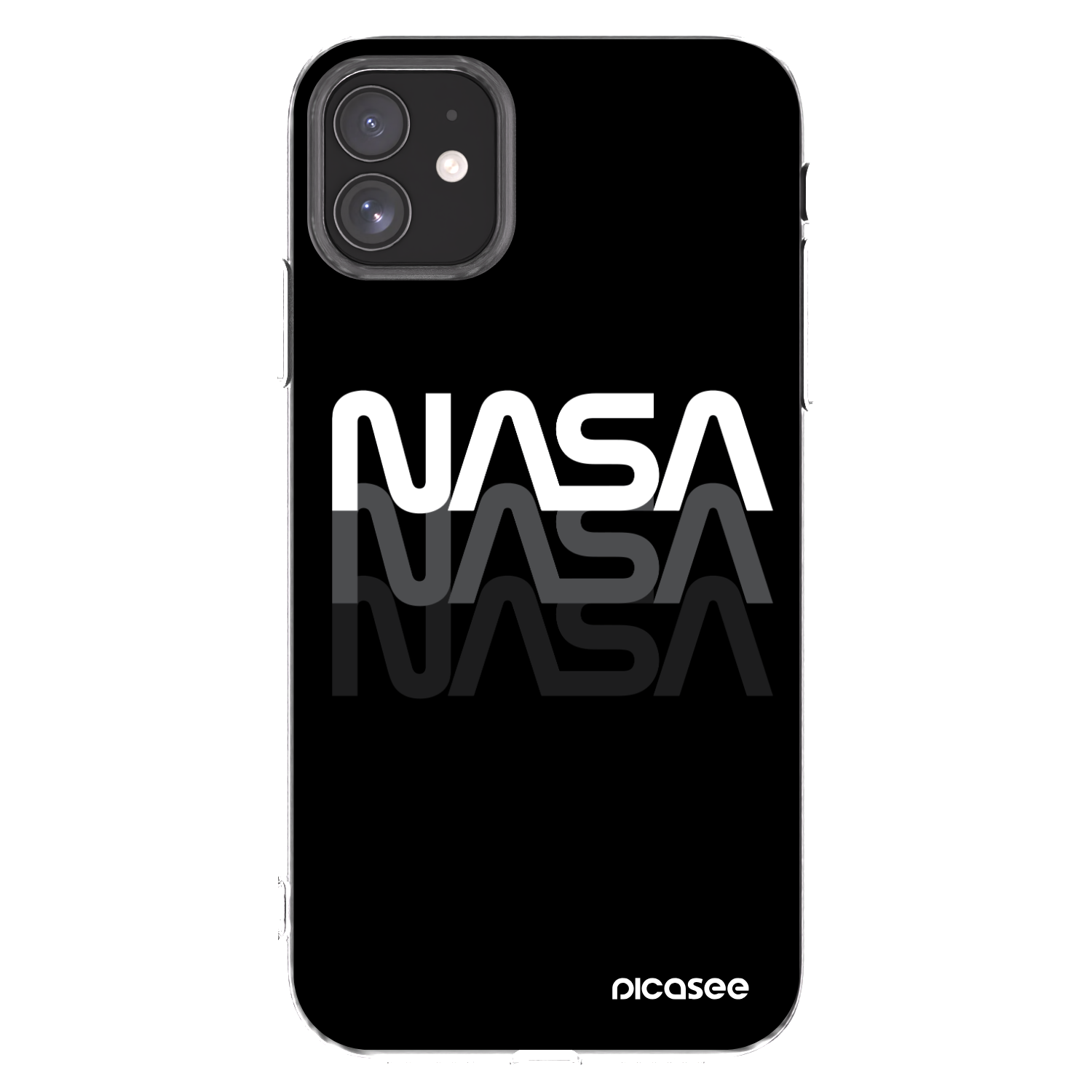 Picasee διαφανής θήκη σιλικόνης Apple iPhone 11 - NASA Triple
