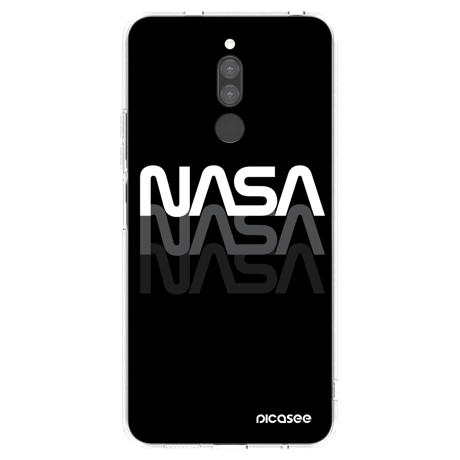 Picasee διαφανής θήκη σιλικόνης Xiaomi Redmi 8 - NASA Triple