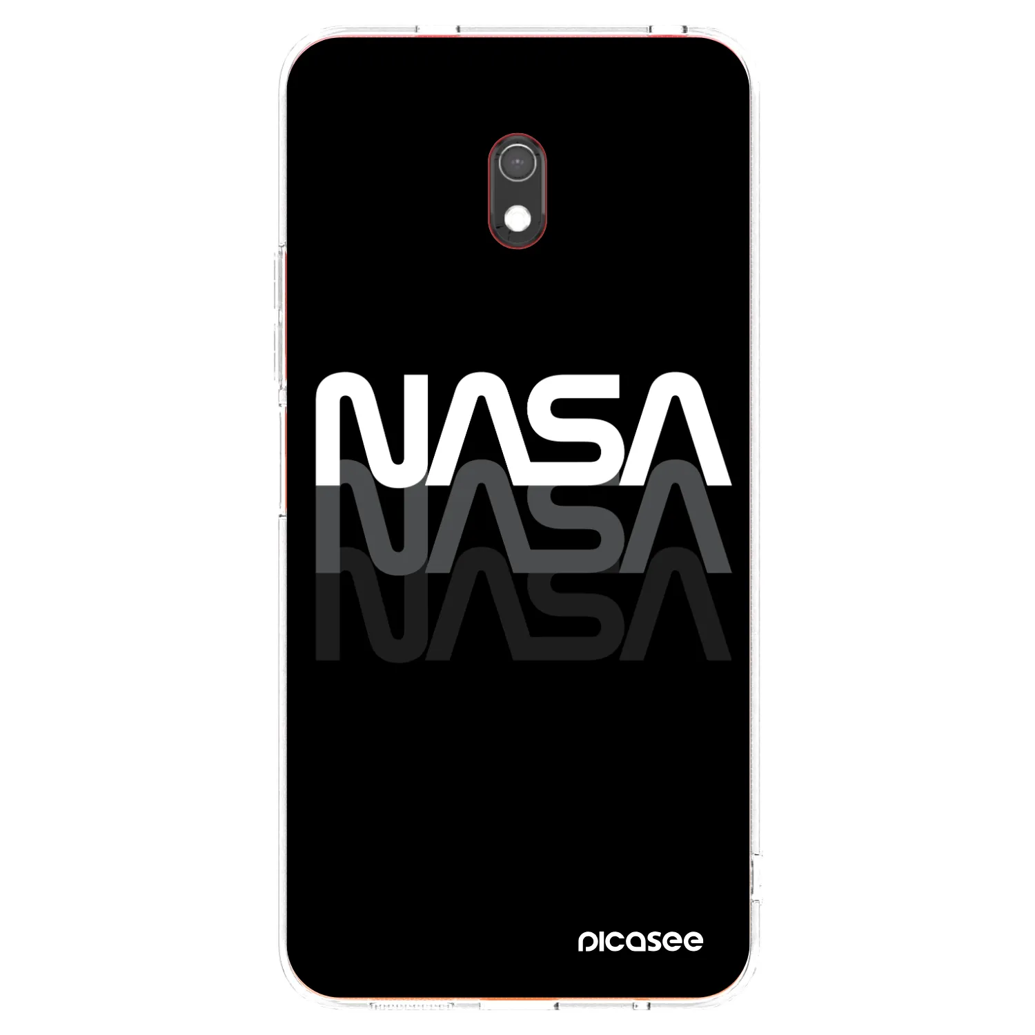 Picasee διαφανής θήκη σιλικόνης Xiaomi Redmi 8A - NASA Triple