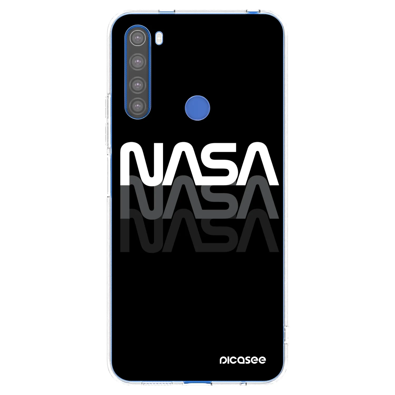 Picasee διαφανής θήκη σιλικόνης Xiaomi Redmi Note 8T - NASA Triple