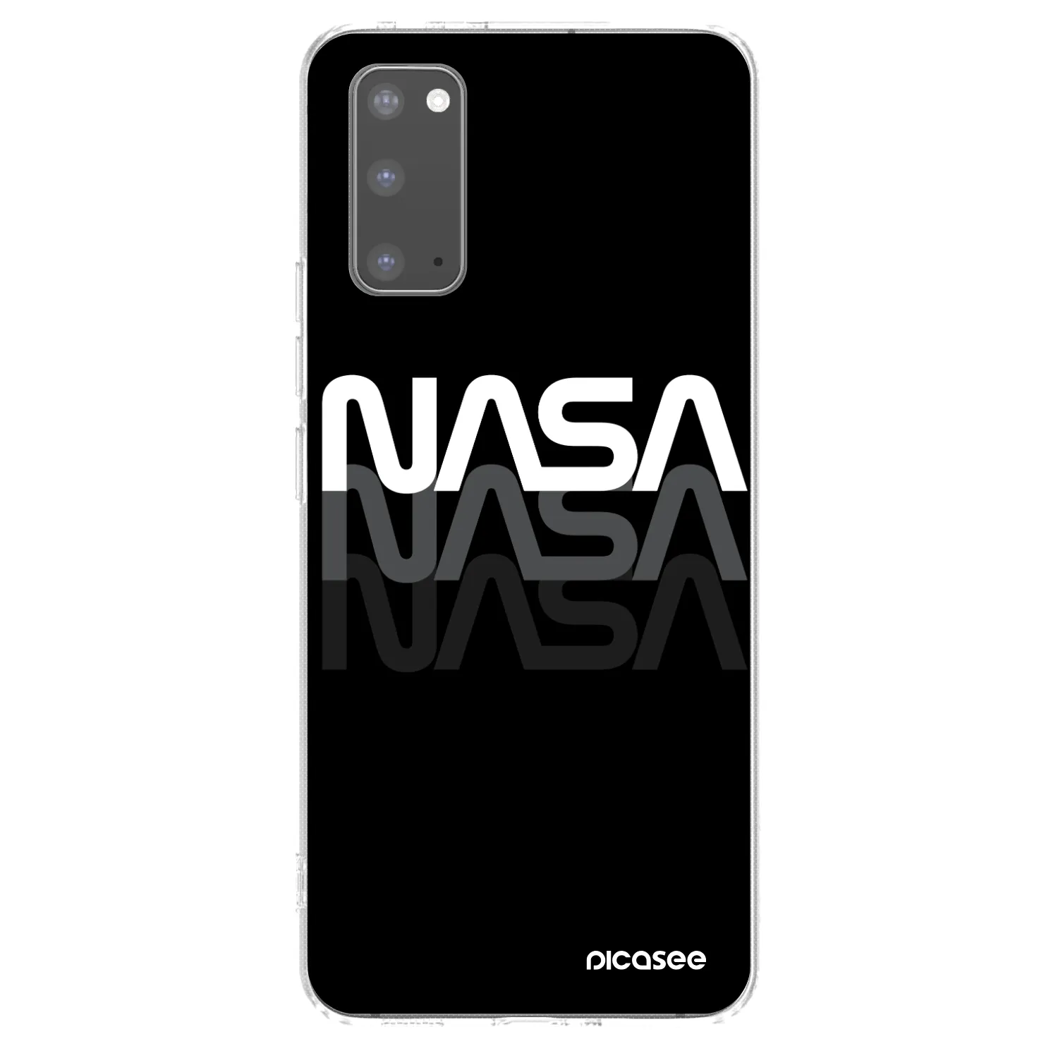 Picasee διαφανής θήκη σιλικόνης Samsung Galaxy S20 G980F - NASA Triple