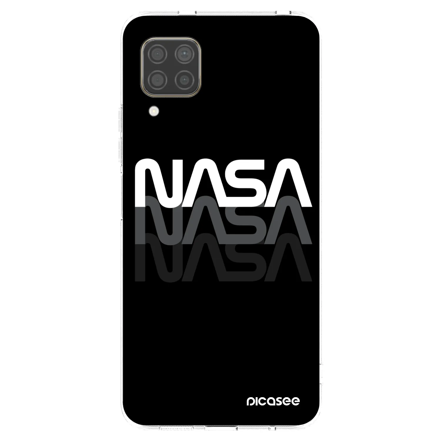 Picasee διαφανής θήκη σιλικόνης Huawei P40 Lite - NASA Triple