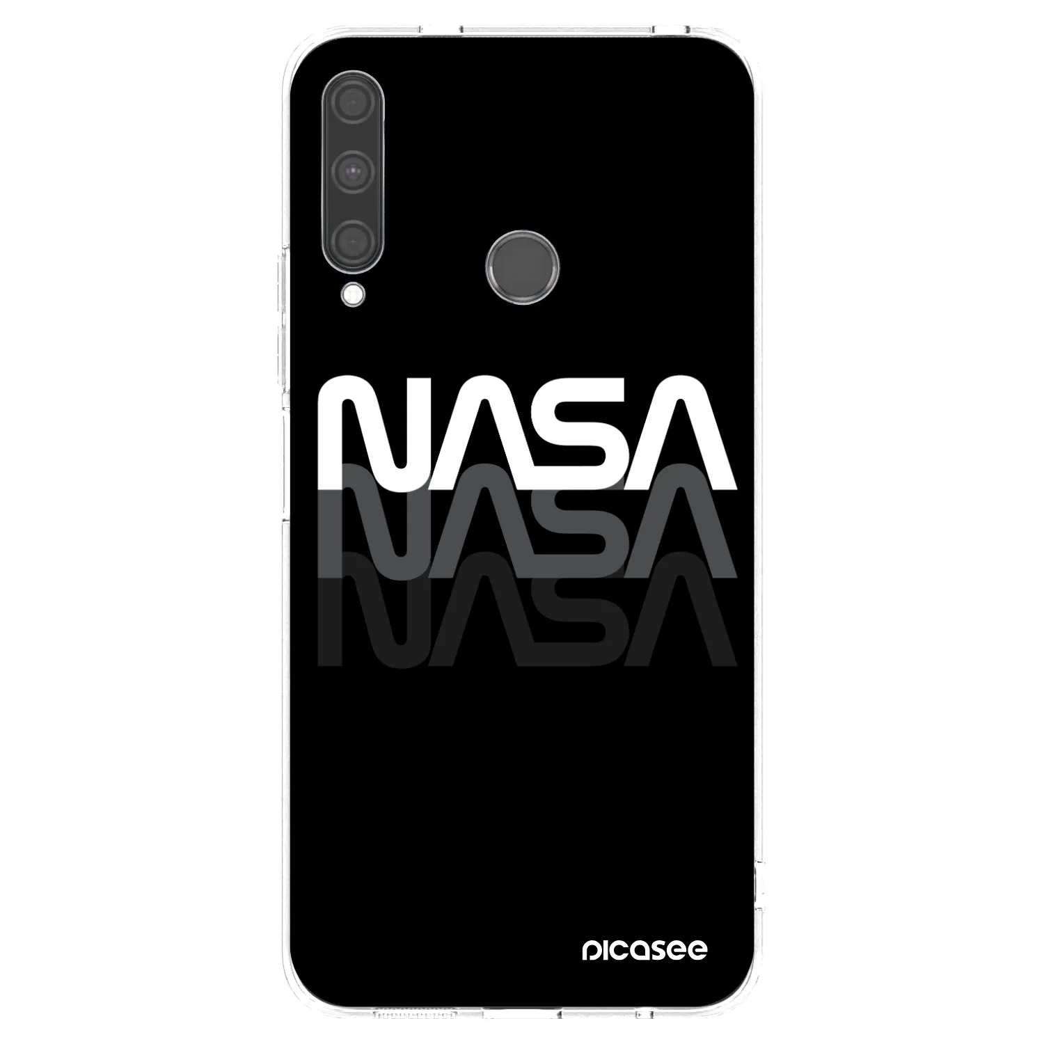 Picasee διαφανής θήκη σιλικόνης Huawei P40 Lite E - NASA Triple
