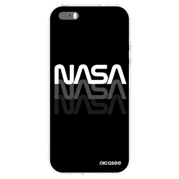 Picasee διαφανής θήκη σιλικόνης Apple iPhone 5/5S/SE - NASA Triple