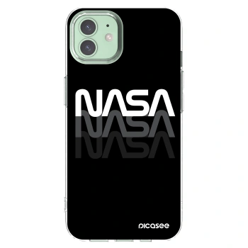 Picasee διαφανής θήκη σιλικόνης Apple iPhone 12 - NASA Triple
