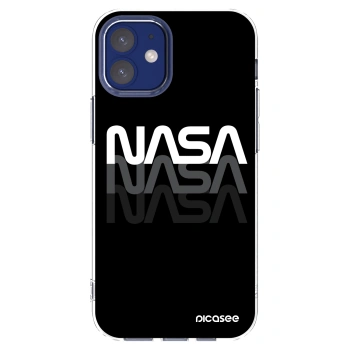 Picasee διαφανής θήκη σιλικόνης Apple iPhone 12 mini - NASA Triple
