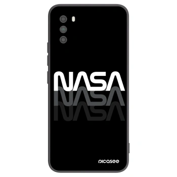 Picasee Μαύρη θήκη σιλικόνης για Xiaomi Poco M3 - NASA Triple