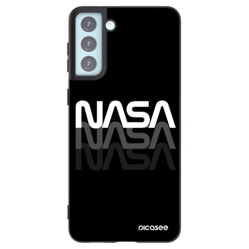 Picasee Μαύρη θήκη σιλικόνης για Samsung Galaxy S21+ 5G G996F - NASA Triple