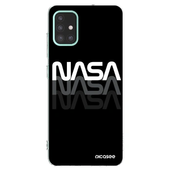 Picasee διαφανής θήκη σιλικόνης Samsung Galaxy M31s - NASA Triple