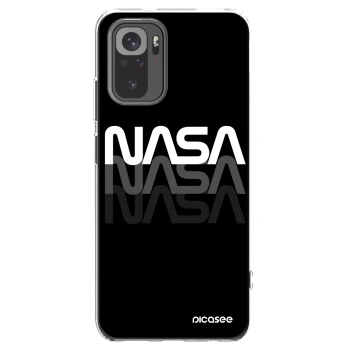 Picasee διαφανής θήκη σιλικόνης Xiaomi Redmi Note 10 - NASA Triple