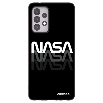 Picasee Μαύρη θήκη σιλικόνης για Samsung Galaxy A52 5G A525F - NASA Triple