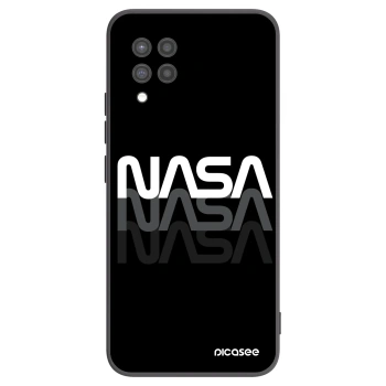 Picasee Μαύρη θήκη σιλικόνης για Samsung Galaxy A42 A426B - NASA Triple