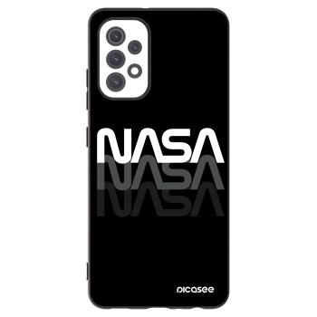 Picasee Μαύρη θήκη σιλικόνης για Samsung Galaxy A32 5G A326B - NASA Triple