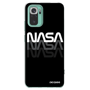 Picasee διαφανής θήκη σιλικόνης Xiaomi Redmi Note 10 Pro - NASA Triple