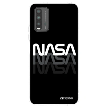Picasee Μαύρη θήκη σιλικόνης για Xiaomi Redmi 9T - NASA Triple