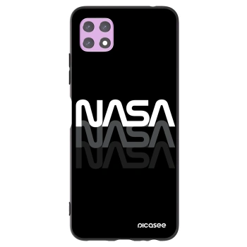Picasee Μαύρη θήκη σιλικόνης για Samsung Galaxy A22 A226B 5G - NASA Triple