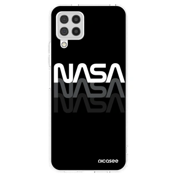 Picasee διαφανής θήκη σιλικόνης Samsung Galaxy A22 A225F 4G - NASA Triple
