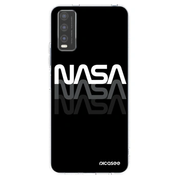 Picasee διαφανής θήκη σιλικόνης Vivo Y20s - NASA Triple