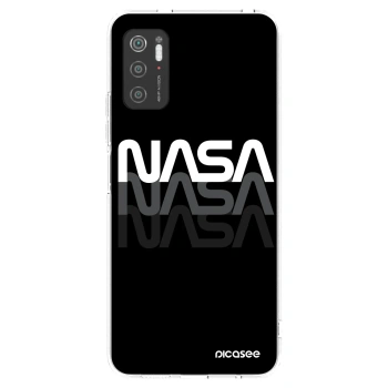 Picasee διαφανής θήκη σιλικόνης Xiaomi Poco M3 Pro 5G - NASA Triple