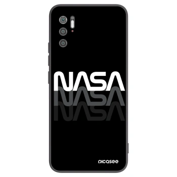 Picasee Μαύρη θήκη σιλικόνης για Xiaomi Poco M3 Pro 5G - NASA Triple